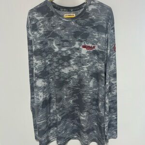 Magellan Outdoors Camo Gray Long Sleeve Tee